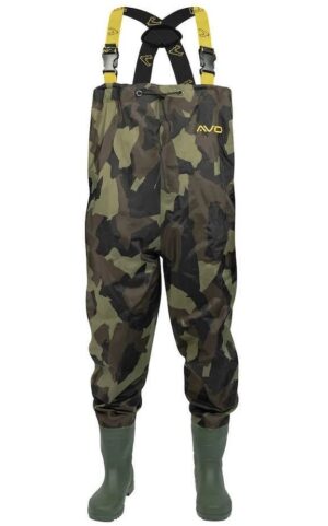 Avid Carp Prsačky 420D Camo Chest Waders Velikost: 45