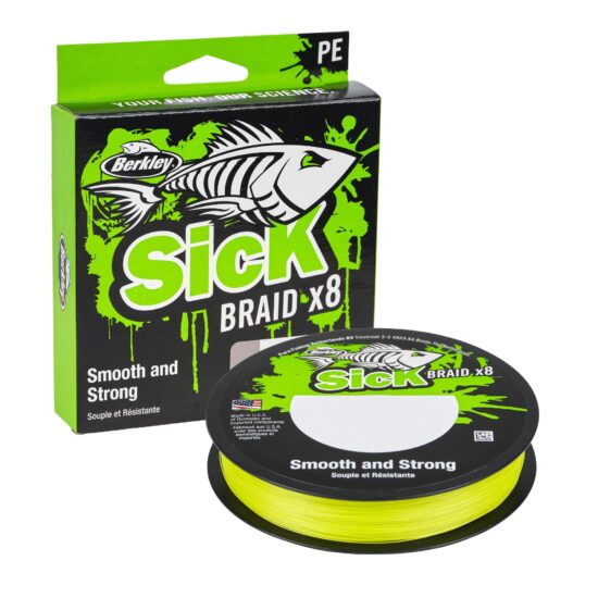 Berkley Pletená Šnůra Sick Braid Hi-Vis Yellow Nosnost: 6kg