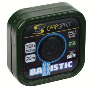 Carp Spirit Šňůrka Ballistic Braided Leader Camo Green 20m Nosnost: 25lb