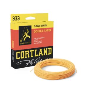 Cortland Muškařská Šňůra 333 Classic Double Mango Orange Floating DT 90ft Aftma: 3