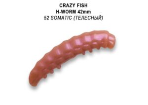 Crazy Fish Gumová Nástraha MF H Worm Inline Barva 52 Počet kusů: 10ks