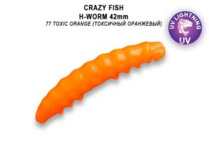 Crazy Fish Gumová Nástraha MF H Worm Inline Barva 77 Počet kusů: 10ks