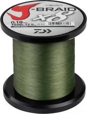 Daiwa Pletená Šňůra J-Braid Barva Dark Green Nosnost: 17kg