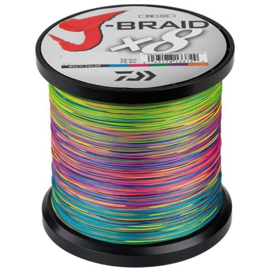 Daiwa Pletená Šňůra J-Braid Barva Multi Color 1m Nosnost: 46