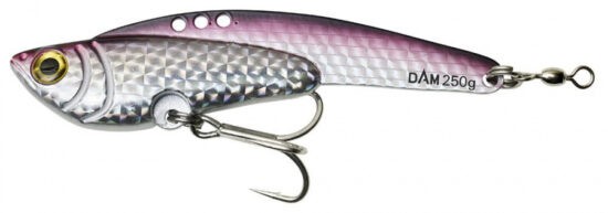 Dam Pilker Salt-X Pilk Blade Lure Japanese Red UV Velikost háčku: #2/0