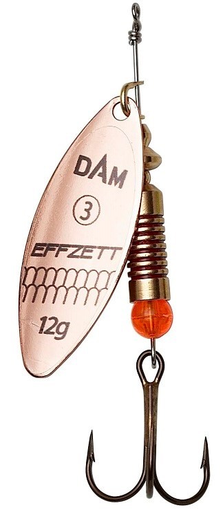 Dam Třpytka Effzett Predator Spinner Copper Hmotnost: 4g