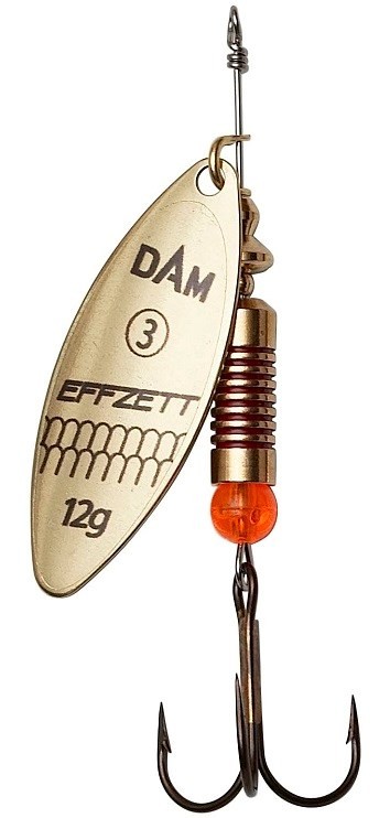 Dam Třpytka Effzett Predator Spinner Gold Hmotnost: 4g