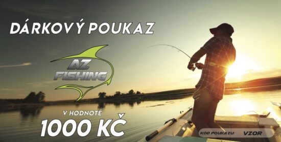 Dárkový poukaz AzFishing Hodnota poukazu: 500 Kč