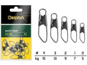 Delphin Karabinka Safety Snap 10 ks Nosnost: 5kg