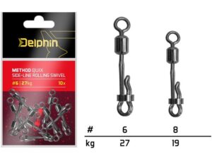 Delphin Rychloobratlík S Pojistkou Method QuiX 10 ks Nosnost: 19kg