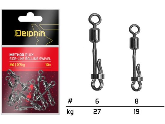 Delphin Rychloobratlík S Pojistkou Method QuiX 10 ks Nosnost: 19kg