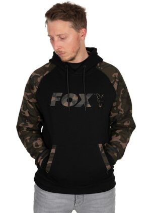 Fox Mikina Black Camo Raglan hoodie Velikost: M