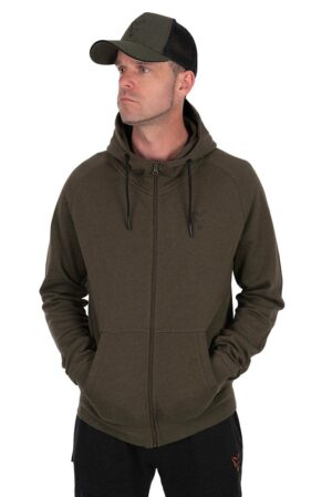 Fox Mikina Collection LW Hoody Green & Black - L