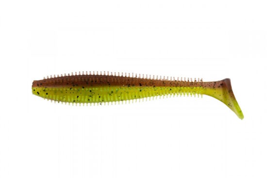 Fox Rage Gumová Nástraha Spikey Shad UV Green Pumpkin 1ks Délka cm: 9cm