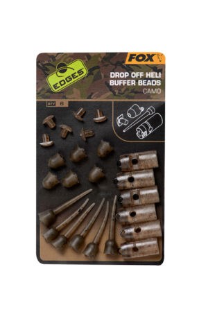 Fox Sada Edges Camo D/Off Heli Buffer Bead Kit x