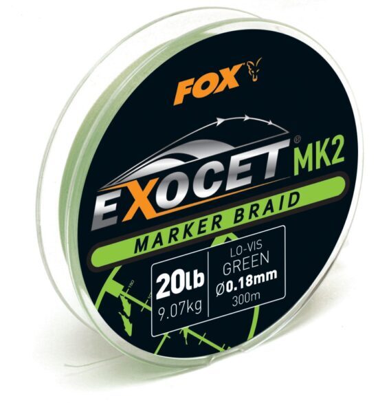 Fox Šňůra Exocet MK2 Marker Braid Green 0