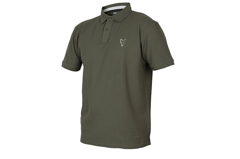 Fox Triko Collection Green & Silver Polo Shirt - M