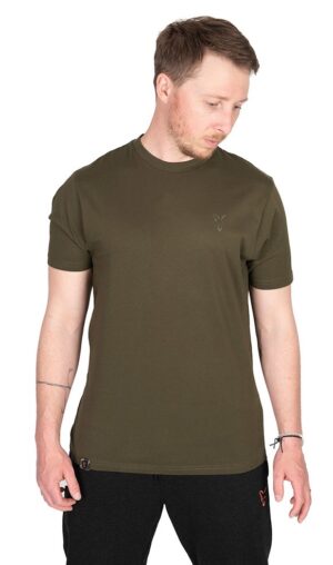 Fox Triko Khaki Head Logo T-Shirt Velikost: M