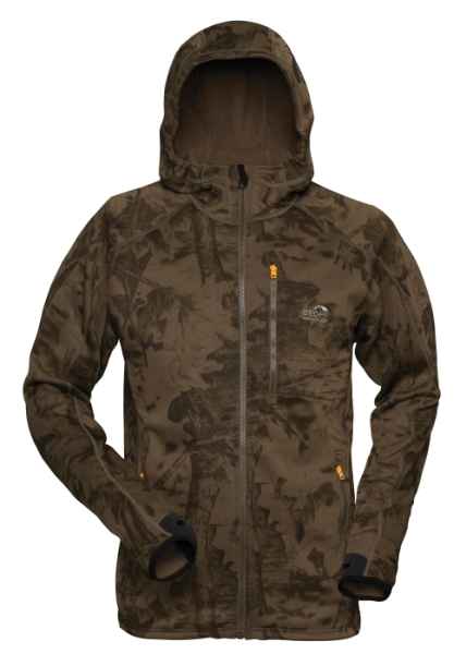 Geoff Anderson Bunda Z Mikro Fleece HOODY 3 Leaf Velikost: L