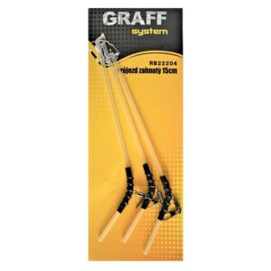 Graffishing Graff Průjezd Zahnutý Transparentní 15cm 3ks