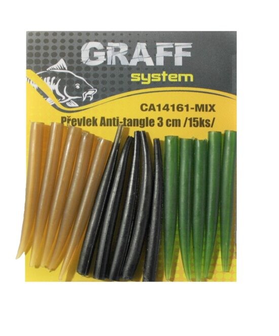 Graffishing Převlek Anti-tangle 15ks MIX Varianta: 3 cm 15ks MIX