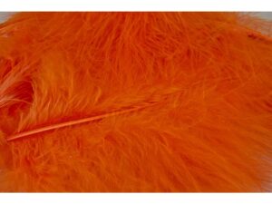 Hends Peří Marabou Hot Fluo Orange