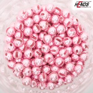 Hends Tungstenové Hlavičky Tungsten Beads Anodizing Fluo Pink Small Slot Průměr: 2