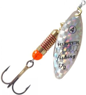 Hester Fishing Třpytka Willow Silver Holo Scales Hmotnost: 3g