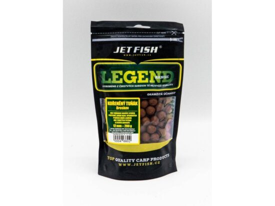 Jet Fish Boilie Legend Range Kořeněný Tuňák Broskev Hmotnost: 1kg