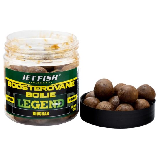 Jet Fish Boosterované Boilie Legend Range BioCrab 250ml Průměr: 24mm