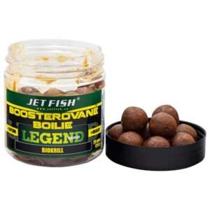 Jet Fish Boosterované Boilie Legend Range BioKrill 250ml Průměr: 24mm