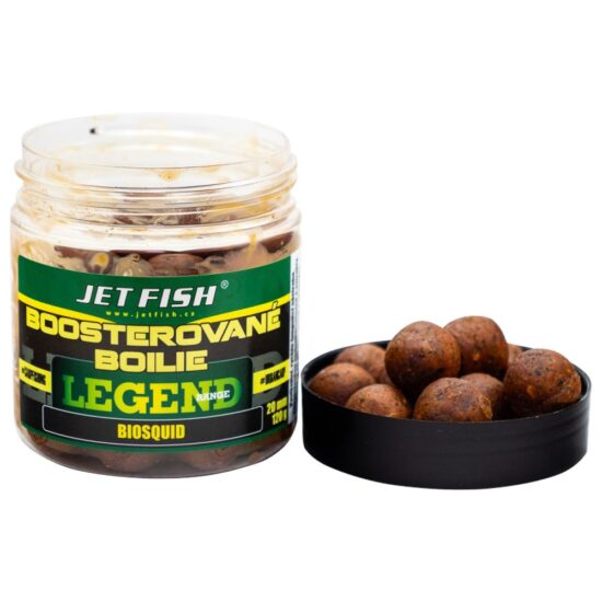 Jet Fish Boosterované Boilie Legend Range BioSquid 250ml Průměr: 24mm