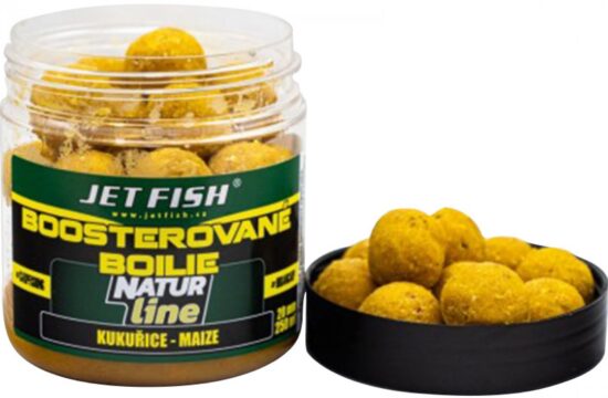 Jet Fish Boostrované Boilie Natur Line Kukuřice 250ml 20mm Průměr: 20mm