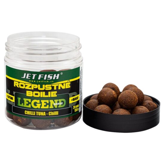 Jet Fish Rozpustné Boilie Legend Range  Chilli Tuna - Chilli 250ml Průměr: 20mm