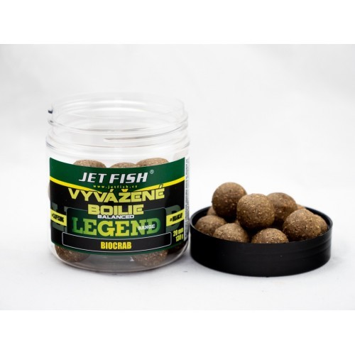 Jet Fish Vyvážené Boilie Legend Range BioCrab 250ml Hmotnost: 250g