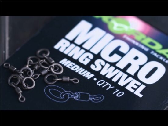 Korda Obratlík Micro Ring Swivel 10 Ks Varianta: Medium