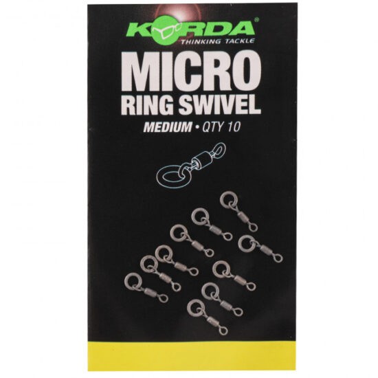 Korda Obratlík s kroužkem Micro Ring Swivel 10ks