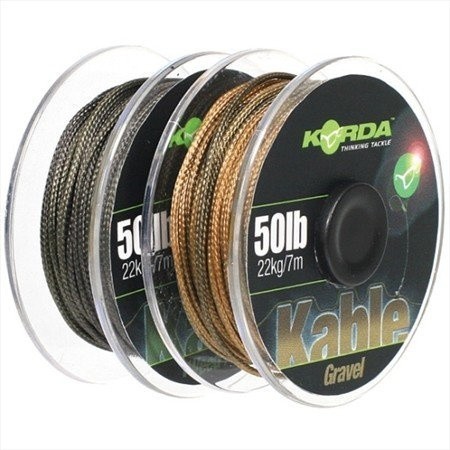 Korda Olověná Šňůra Kable Tight Weave 25m Varianta: Weed/Silt