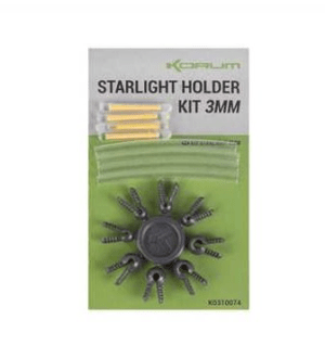 Korum Sada Chemických Světýlek a Adaptérů Starlight Holder Kit 3mm