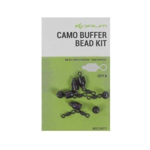 Korum Zarážky s Obratlíky Camo Buffer Bead Kit