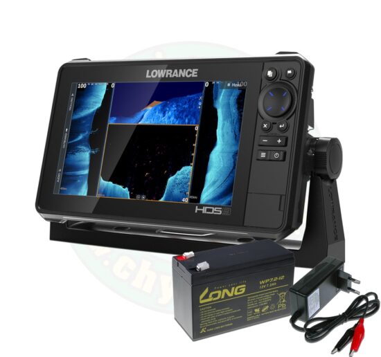 Lowrance Echolot HDS LIVE 9 se sondou Active Imaging 3v1 + baterie + nabíječka ZDARMA