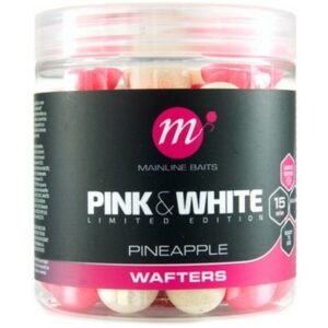 Mainline Boilies Fluro Pink White Wafters Pineapple Průměr: 15mm