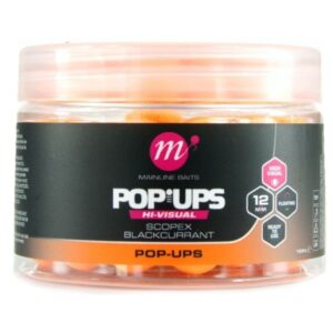 Mainline Plovoucí Boilie High Visual Mini Pop Ups Scopex Blackcurrant Průměr: 12mm