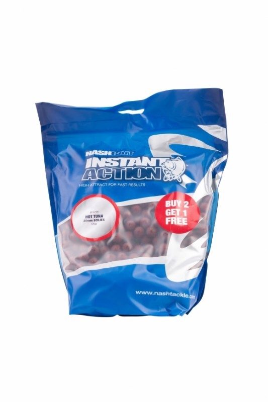 Nash Boilies Instant Action Hot Tuna Hmotnost: 1kg