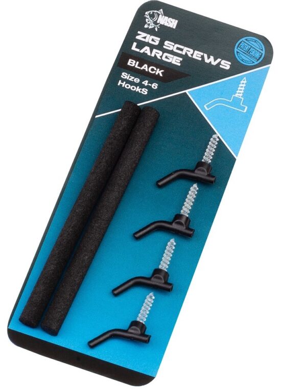 Nash Rovnátka Zig Screws Large Varianta: Černá