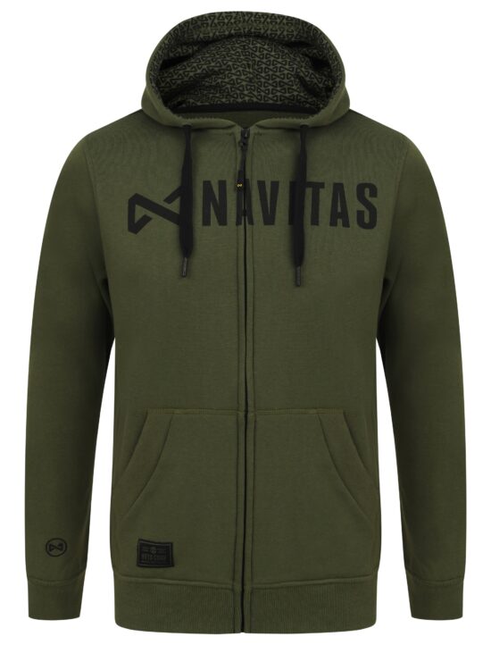 Navitas Mikina CORE Zip Hoody Green Velikost: S