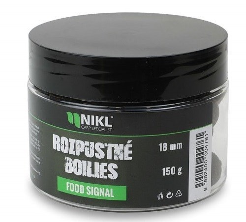 Nikl Rozpustné Boilies Food Signal 150g Průměr: 14mm