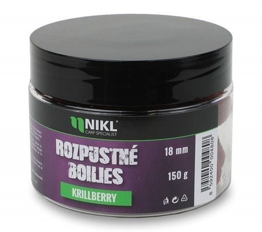 Nikl Rozpustné Boilies Krill Berry 150g Průměr: 14mm