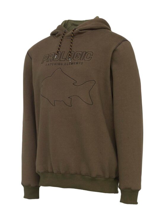 Prologic Mikina Mega Fish Hoodie Army Green - L