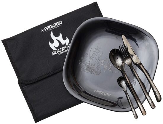 Prologic Talíř S Příborem Blackfire Dinning Set